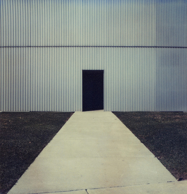 Untitled, photography by Jp Zorn. SX-70, Polaroid Time-Zero film. In Construction, Edifice, Structure