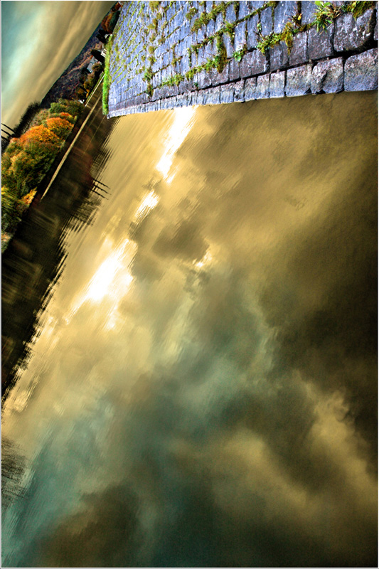 River Fire , photography by Hubert Lebizay. In Water and Fire

By Jolanta Gradowicz

I won&rsquo;t flow into the deep, troubled water twice.
I won&rsquo;t do it again, I promise solemnly.
I regained peace of my soul, but at a price.
Everything I need is to keep balance only.

I won&rsquo;t fling myself into the fire again
For my burnt heart and my dreams turning into ash.
It hurt me and caused chronic pain and destruction,
Surrounded me and overcame in a flash&hellip;

In the elements I had to find some solace.
I lost myself wholly in the fire and water,
I hardly survived the time of pain and madness,
Yet I don&rsquo;t regret any day and any hour&hellip;

***

Poem's source : http://writebay.com/?site=jolanta&item=about

PS : I took the pic in Namur, Belgium. Nikon D70. In Nature, Scenery, Waterscape