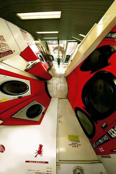 Lavomatic, photography by Julien Quittelier. In Construction, Interior