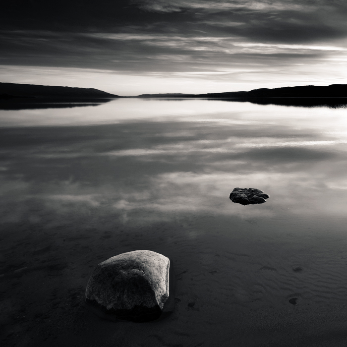 Two, photography by Anders Naesset. Glowing in the evening light.. Canon EOS 5D, Canon EF 17-40mm f/4L USM, Cokin Z-Pro ND8 graduated.. 0.4 sec., f/14, ISO100, 17 mm. In Nature, Scenery, Waterscape