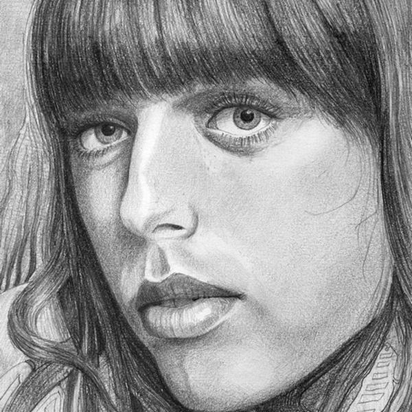 080, drawing by Aleksander Rymarowicz. Blanca Vlasic. pencil. In People, Portrait