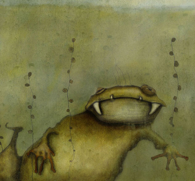 balduino, painting by Gladys B. In Nature, Animal