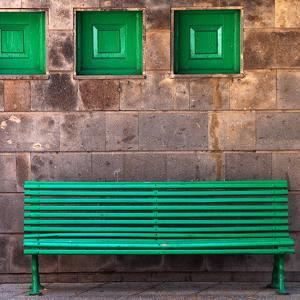 Green Bench by Fernando Penim Redondo