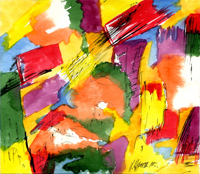 Dissolution., drawing by Tsurikova Ekaterina Aleksandrovna