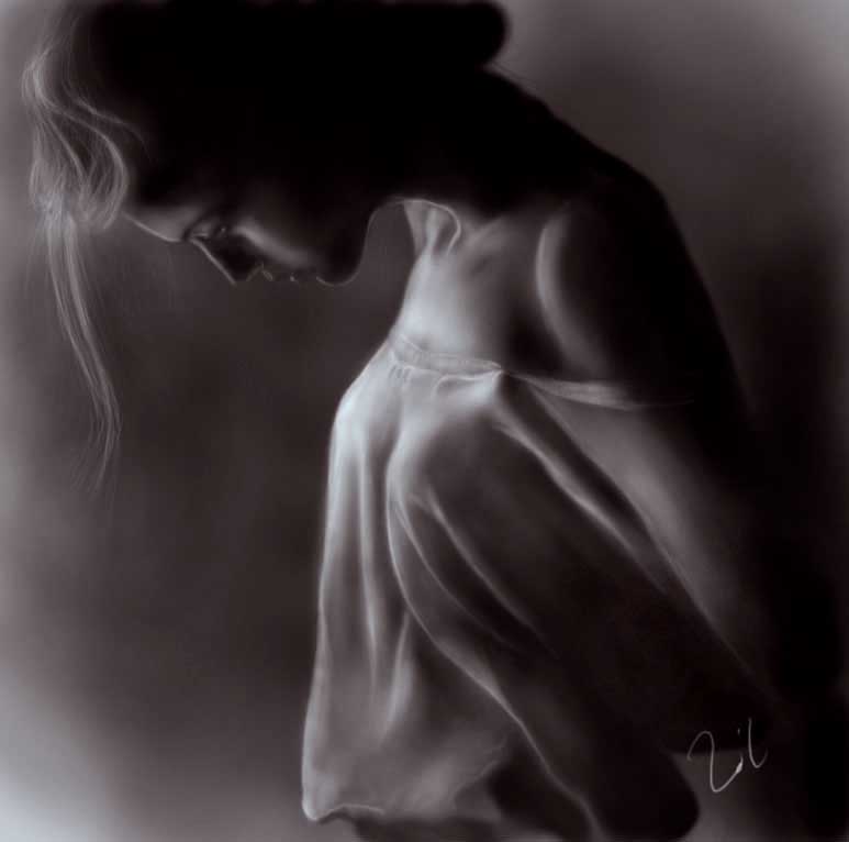 She, painting by Lilly Skrzypiec. Painting in photoshop
references later pls...i must find them. PS cs2. airbrushing. In People
