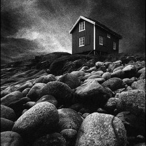 Cabane aux Lofoten by Fernand Domange