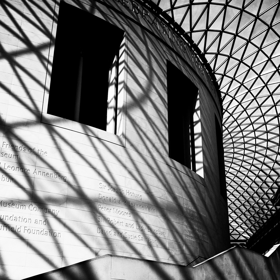 London #5 - British Museum, photography by Stefano Orazzini. Nikon D40. In Construction, Interior