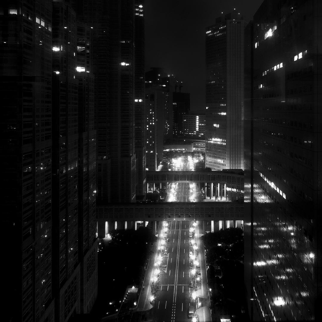 In Construction, Cityscape, skyline. Japan #13 - Tokyo Night, photography by Stefano Orazzini. Image #230729