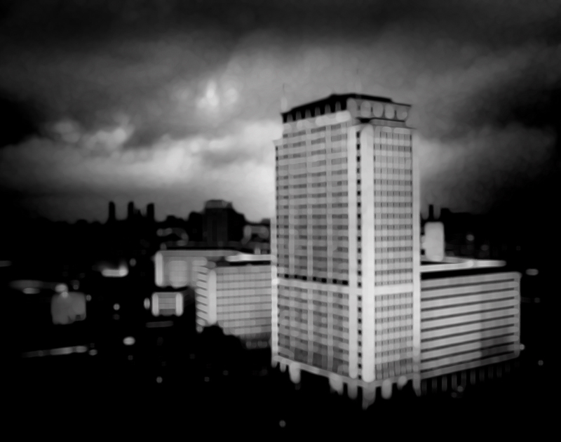 Shell Building, photography by David Heil. In Construction