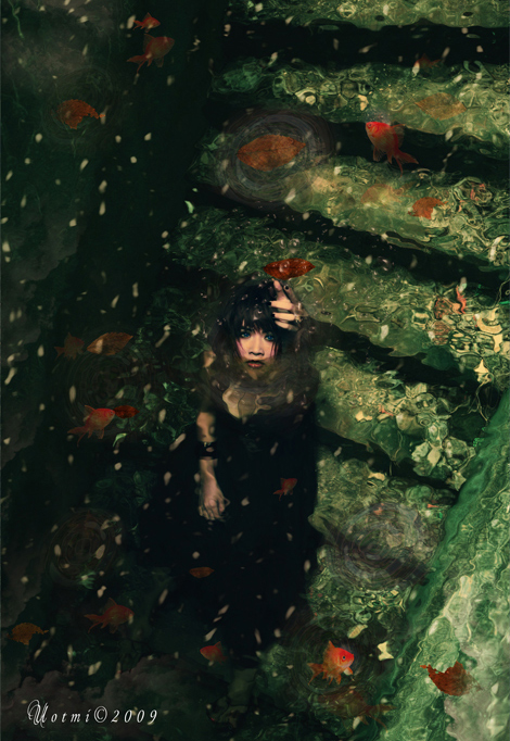 TOUCH ME, processing by Be Xi. Model: mystock
fish & Leaf : Istock. In People, Character