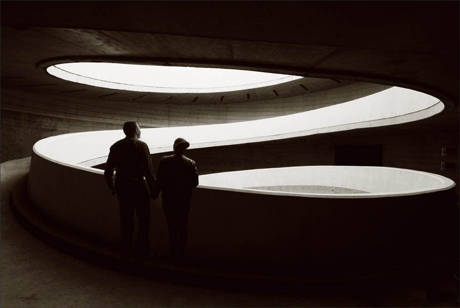 PUr 211 Parking entrance, photography by Fernand Hick. In Construction, Cityscape, skyline