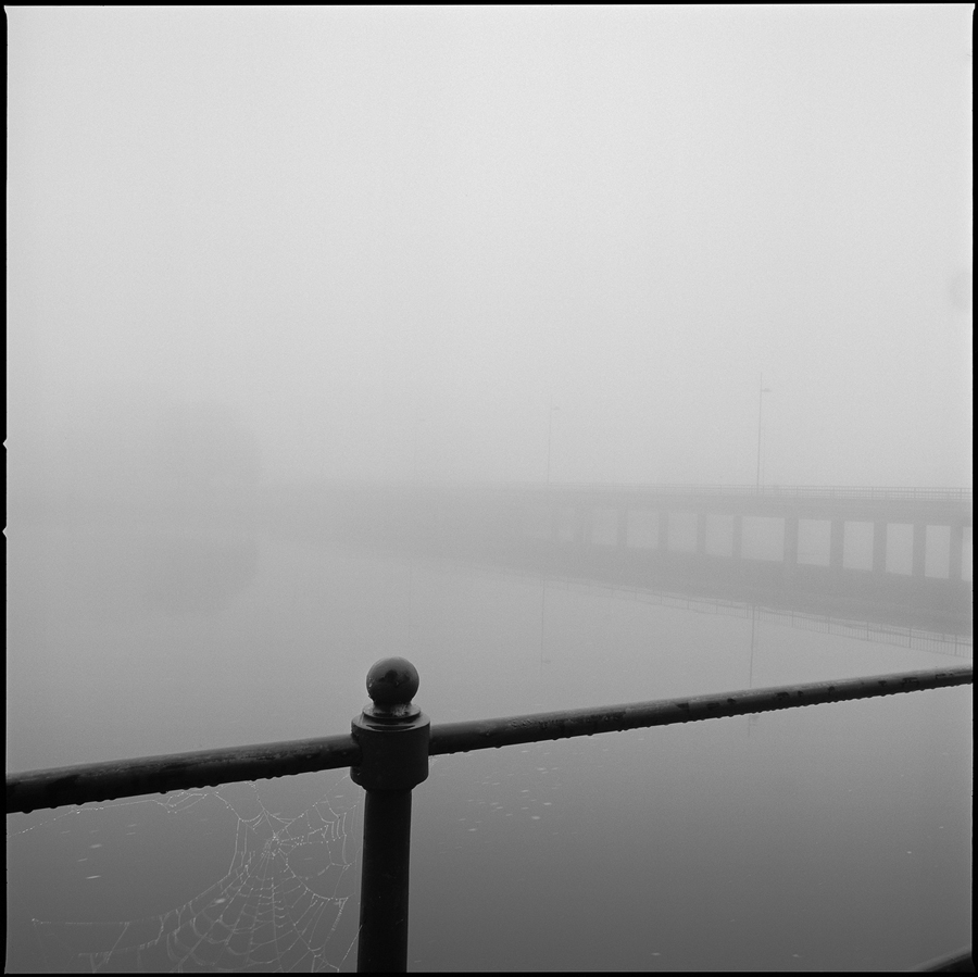One Morning In Halmstad 1, photography by Svend Videbaek. Hasselblad, 40 mm. In Construction, Edifice, Bridge
