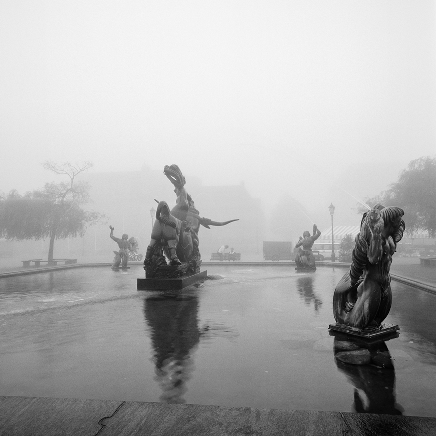 One Morning In Halmstad 2, photography by Svend Videbaek. Hasselblad, 40 mm. In Construction, Edifice, Monument