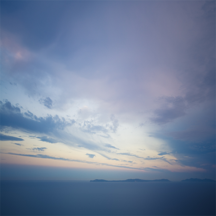 Pastel Littoral, photography by Omar Nakib. &Icirc;le de Levant, France.. Canon 5D, 24-70mm f/2.8L. Tripod mounted, ISO 100. In Nature, Scenery, Waterscape
