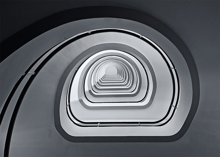 Spirals, processing by Jef Van Den Houte. Nikon D300. Photoshop CS3. In Construction, Element, Detail