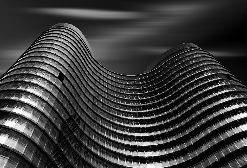 Endless Curves, photography by Jef Van Den Houte. Nikon D300. Photoshop CS3. In Construction, Cityscape, skyline