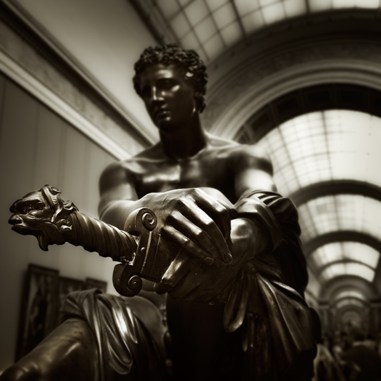 a knight, photography by Karmen Orlic Grzetic. in Louvre. In Object, Sculpture