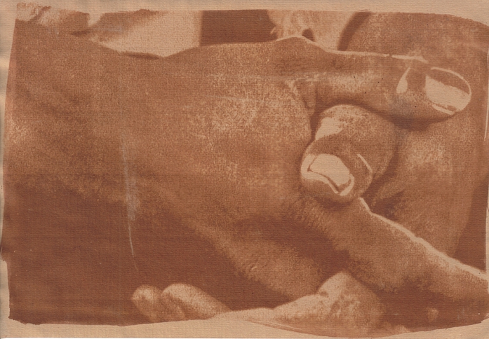 Untitled, Artwork by Silvino Gonz&aacute;lez Morales. acetate printed negative,galgo's paper,sun. calotype a.k.a. talbotype a.k.a. salt print