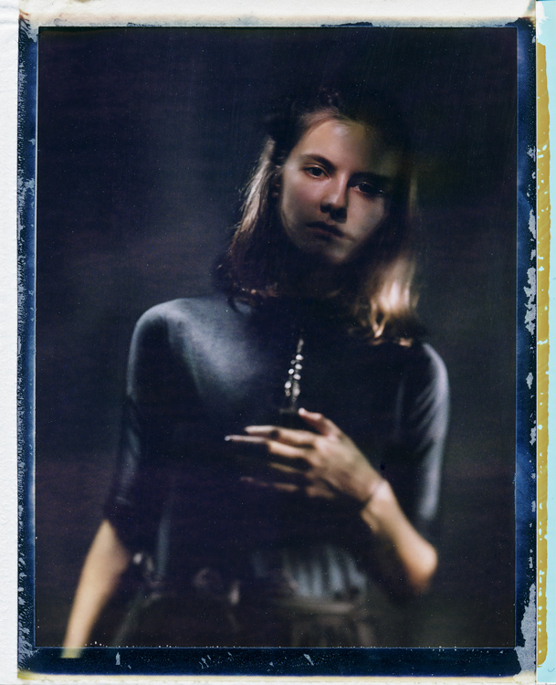 Untitled, photography by Eugene Suo-me. linhof, polaroid 690. In People, Portrait, Female