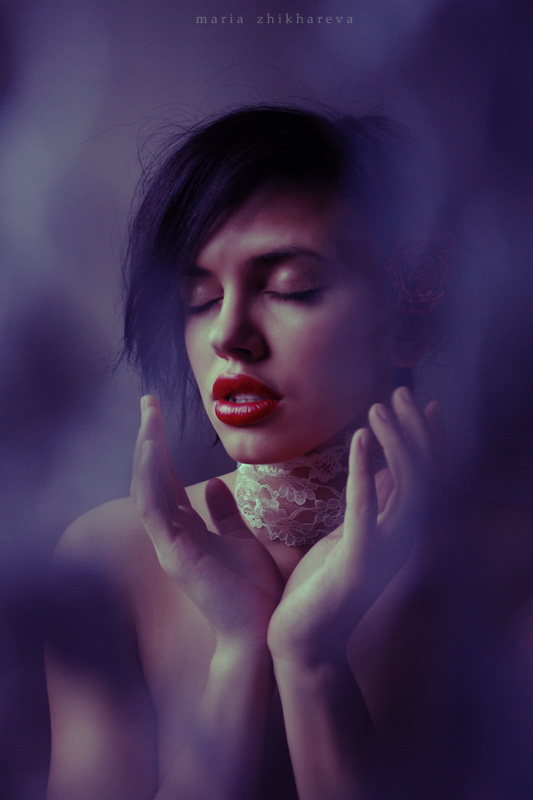 Somewhere away in the head, there, where at all women a fog.., photography by Maria Zhikhareva. In People, Portrait