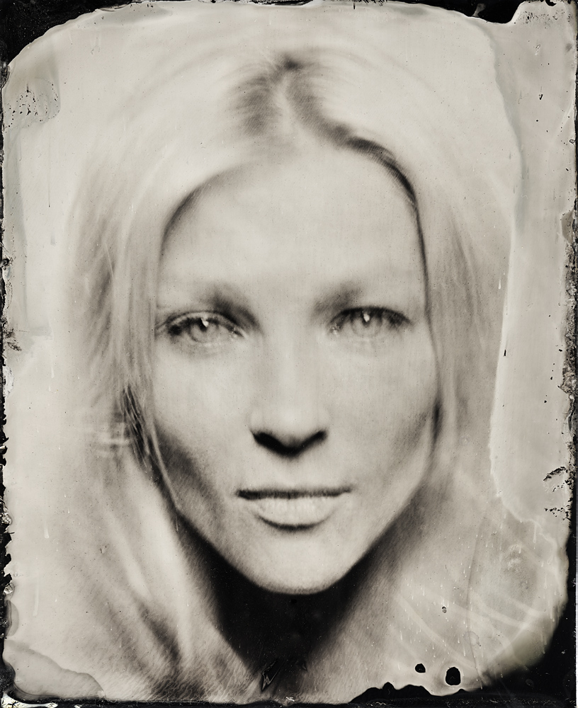 Please, be informed that due to the gap of 50% between on-line and off-line galleries pricing, since July 1st 2012 all prices for 50x70 cm prints will be increased. Sinar P2 +Vigtlander 16". Wet plate on blackened silver. In People, Portrait, Female. 120609-0001, photography by Igor Vasiliadis. Image #391181