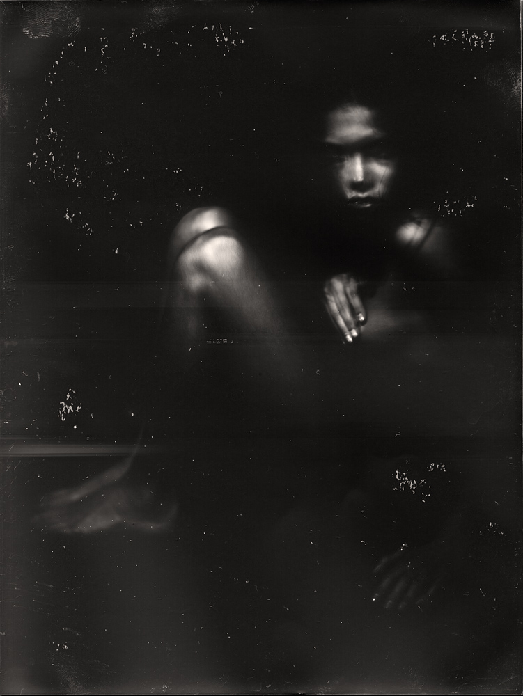 Untitled, photography by Igor Vasiliadis. Sinar P2 8x10. Wet plate on glass. In People, Nude