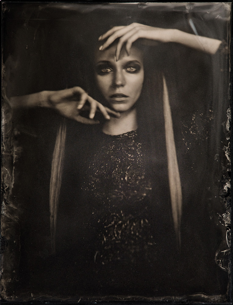 081008-002, photography by Igor Vasiliadis. Sinar P2, Darlot lens 1850. wet plate on blackened silver. In People, Portrait