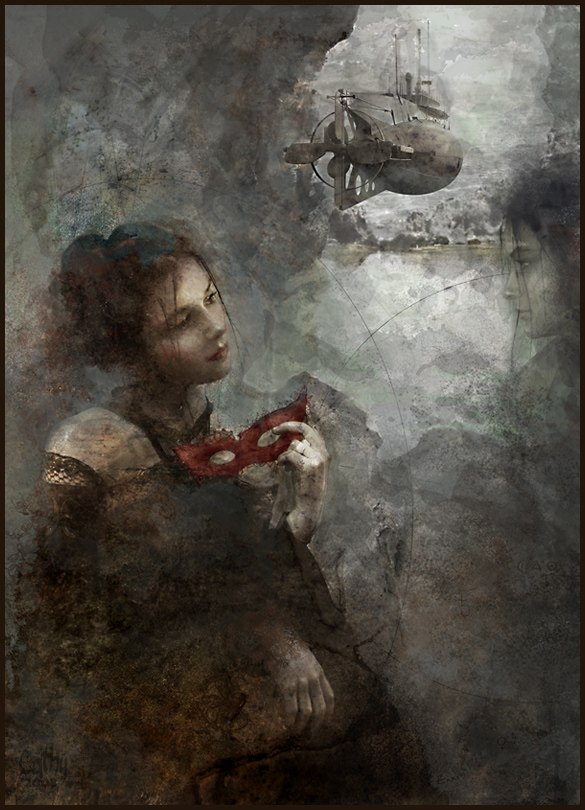 Fortune-telling, painting by Egle Cathy Zioma. Cave is a most special place when you enter it in your dreams, according to C. G. Jung.

Model: Silmaren

Larger version: http://daywish.deviantart.com/art/Fortune-telling-90226146. Wacom, Photoshop. Digital painting, photography