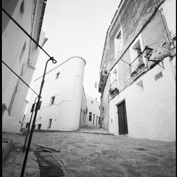 Dalt Vila, photography by Diana Bodea. Diana Bodea &copy; 2011. Holga. Pinhole. In Construction, Cityscape, skyline