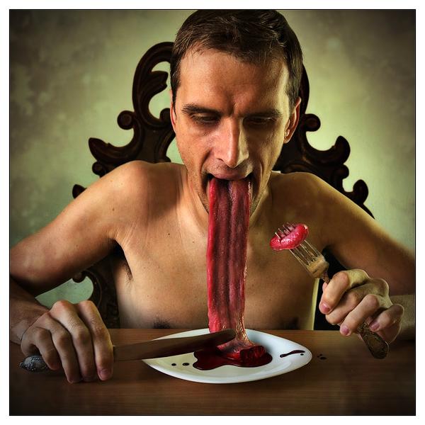 Tongue, processing by Nrey Ad. my tongue is my enemy.... In People, Character