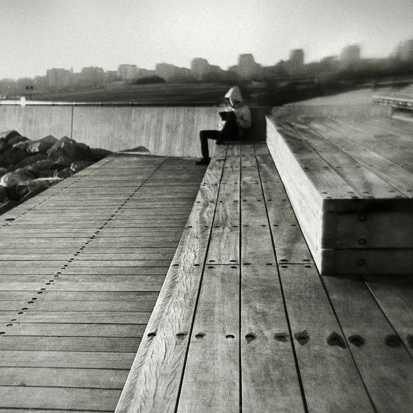 Insomnia, photography by Aurelia Paraschiv. holga. In People, Everyday, City life