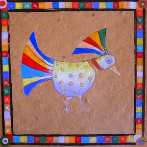 Bo&icirc;te &Agrave; L'Oiseau Multicolore by Marie Bousquet (bleumarie)