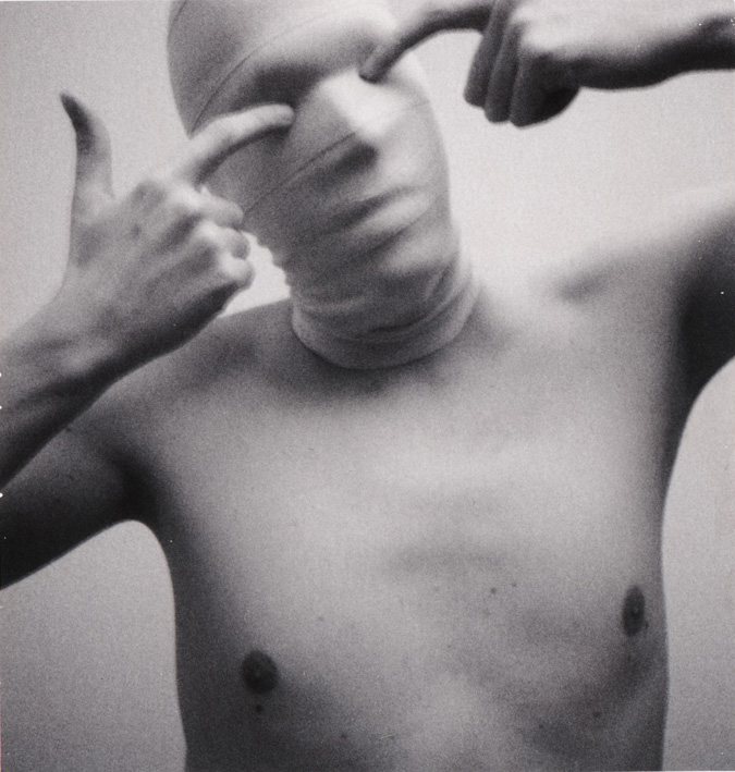 pressure on the hollows of my eye socket, photography by Irene Wahlen. polaroid "the reporter". In People, Portrait
