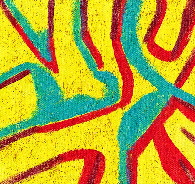 yellow blues, painting by Diego Vazquez. acrylic,canvas. brush. In Nature, Animal, Wild
