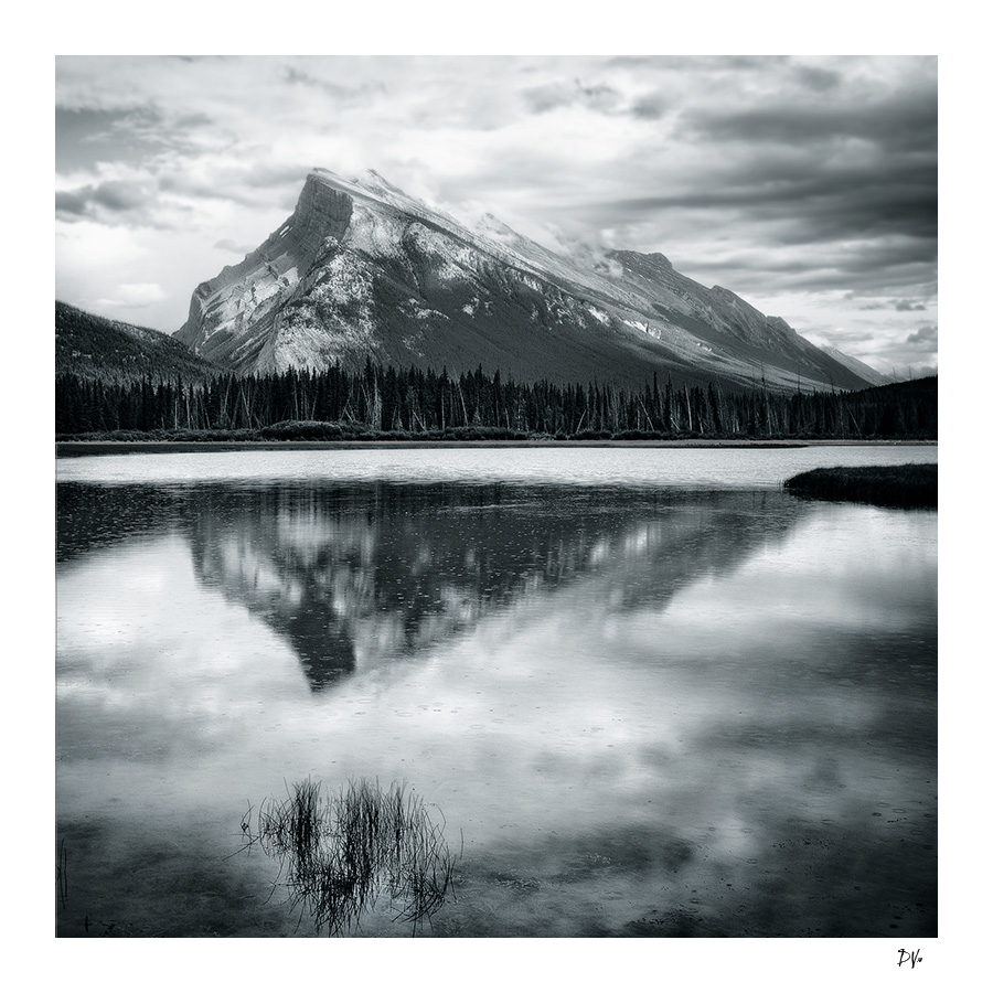 Magic On Rundle, photography by Dee Vee. Mt Rundle, Banff NP, Alberta. lumix gf1. cs5 / LR. In Nature, Scenery, Waterscape