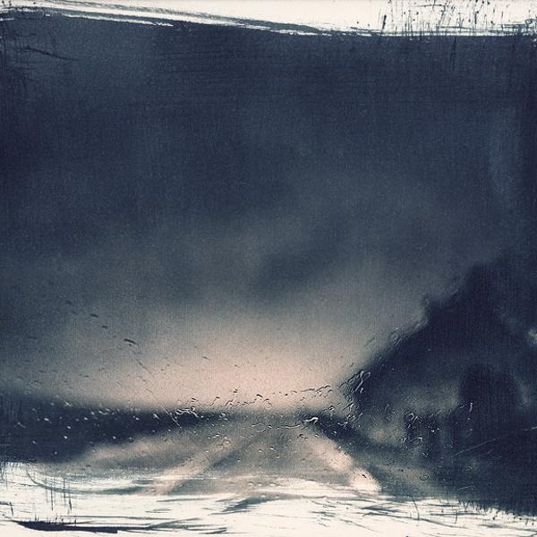 On The Road, Artwork by Marie F. Cyanotype, virage tanin