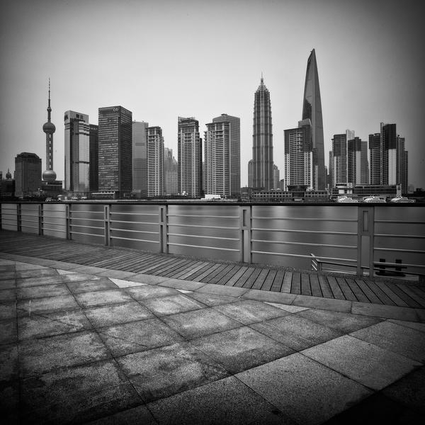 Pudong, photography by Stephan Opitz. In Construction, Cityscape, skyline