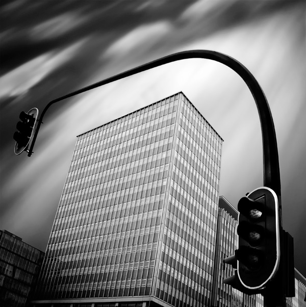Feux rouges, photography by Philippe Debooser. In Construction, Cityscape, skyline