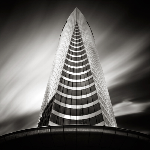 Tour EDF, processing by Philippe Debooser. d200 +nd400. long exposure. In Construction, Cityscape, skyline