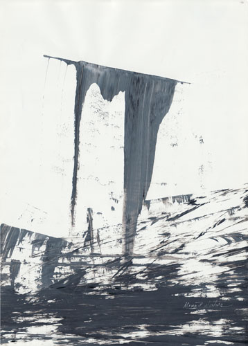 The Silk Gate, drawing by Alina - P. Mardare. In People, Character