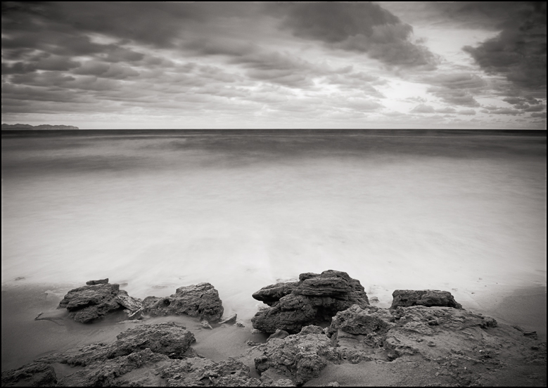 Waiting, photography by Christian Fr&ouml;lich. Nikon D300. B&W & Long Exposure & Blending. In Nature, Scenery, Waterscape