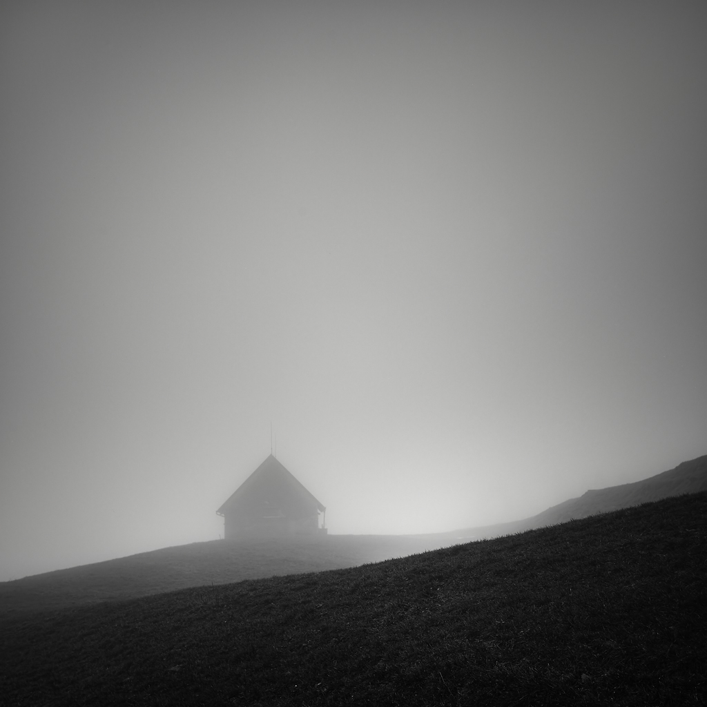Hasselblad 503CW, Digital Back. In Construction, Edifice, House. The House Shrouded In Fog, photography by Pierre Pellegrini. Image #429546