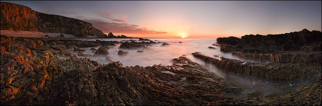 Solar System II, photography by Jean Heydon. Panoramique par assemblage, Poses lentes. In Nature, Scenery, Waterscape