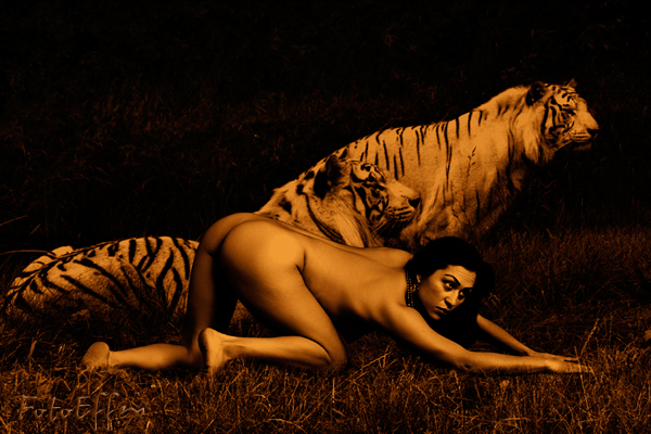 chasseuse, processing by Peter R (fotoeffex). In People, Character