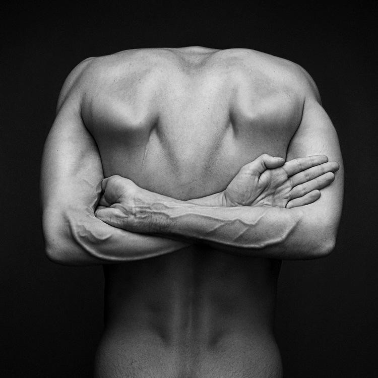 Backbone, photography by Greg Szczerbaciuk. strong veins ... full of liquid misfit
closed gesture
soul written on the hand
infinity above shoulders ...
lost too many times ...
my backbone. In People, Nude