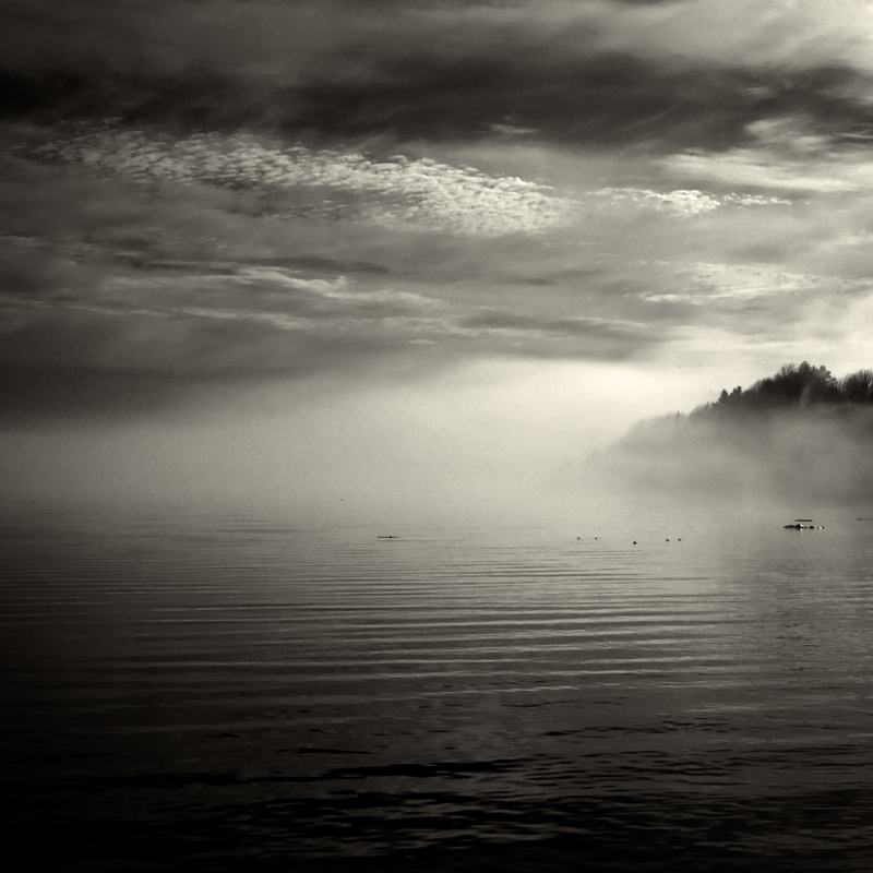 down to the sea again, photography by Bill Vander Sluys. fog bank in Stuart Channel, east coast Vancouver Island.... Canon EOS 30D, Tamron SP AF 17-35mm f/2.8-4 Di LD IF. In Nature, Scenery, Waterscape