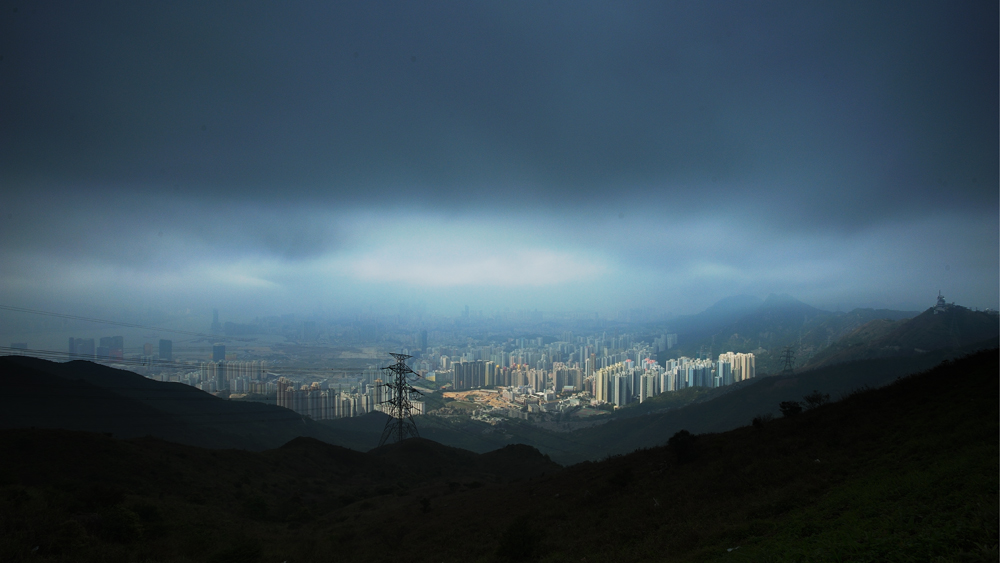 Some Day's Dusk II, photography by Flipnfill Sam Keung. In Construction, Cityscape, skyline