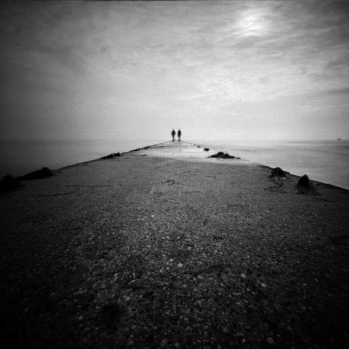 Grado_Mare, Artwork by Robert Wasinger. pinhole camera Zeroimage 2000. B & W film
