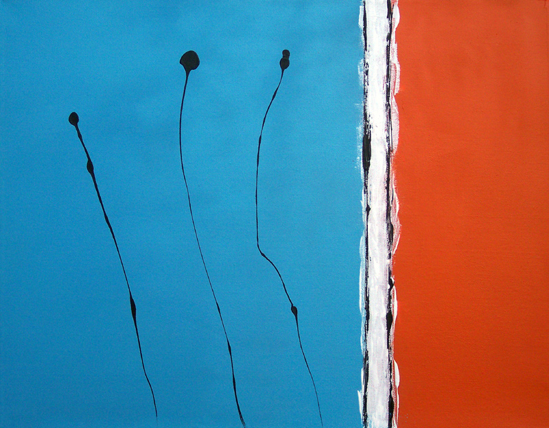 Untitled 2-08, painting by Paul Williams. Acrylic on canvas

20 x 16 x 1.5 inch. acrylic and spray paint, pallet knife