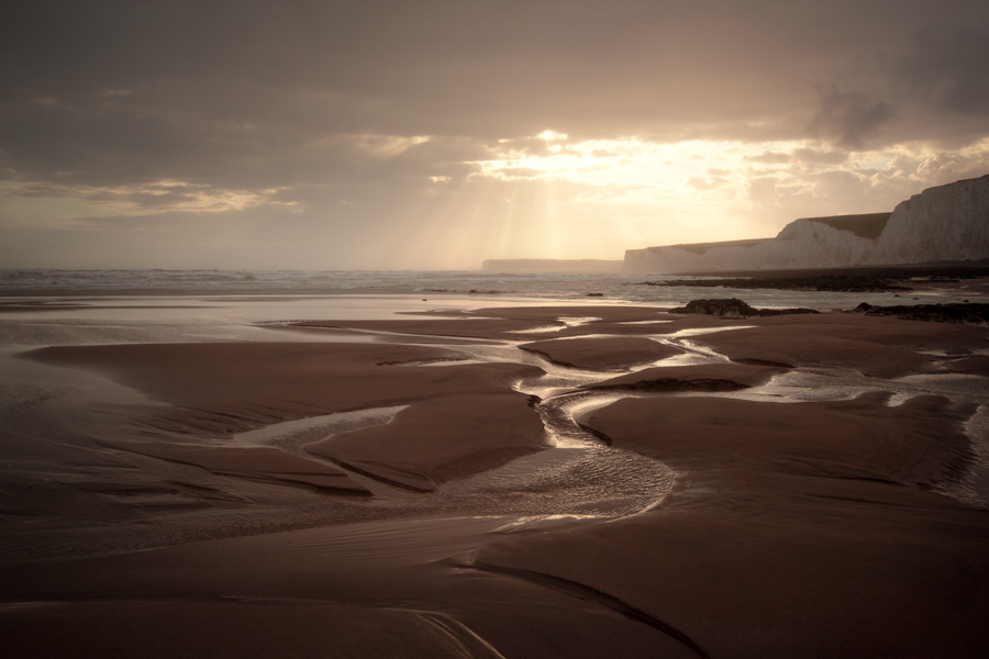 Burling Gap With A Touch Of Emotion, photography by Alex Ross. A break in the clouds, that allways get's my attention.. EOS T2i. In Nature, Scenery, Beach